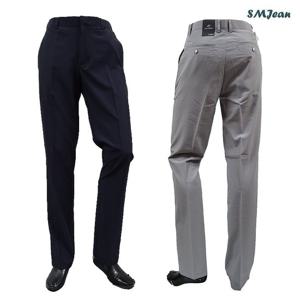 [에스엠진]SMJ948 잔피엘 정장 바지 남성 기본일자 노턱 봄 여름