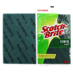 3M 청수세미 15x23 1개입 포장/스폰지 스펀지 주방청소 설거지