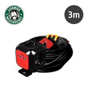 러그박스 4구 2포트 USB 큐브 코드릴 연장선 1.5SQ 3M