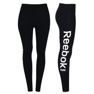 리복 여성 리니어 로고 타이즈 레깅스 매장판-FI2013