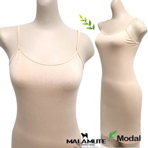 여성 롱슬립 모달슬립 원피스