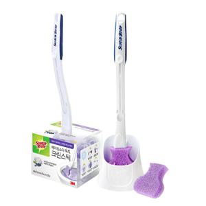 3M 크린스틱 베이킹소다 변기 브러쉬 캐디(스틱1+브러쉬2+캐디)
