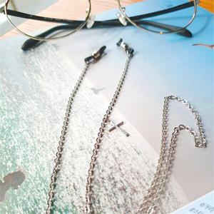 [이어넥핸즈]변색안되는 써지컬스틸 십자가포인트 슬림체인 안경