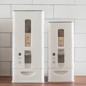 원터치 자동계량 밀폐 쌀통 보관함 6kg(방습제포함)