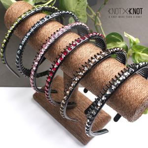 [KNOTXKNOT] 국내제작 체코 큐빅으로 만든 빗살 헤어밴드