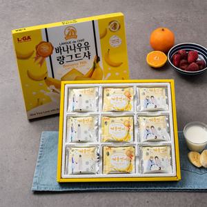 [엘가] 수제 쿠키 바나나우유맛 랑그드샤(대) 18개입