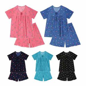 여자 반팔 파자마 잠옷 세트 커플 신혼 냉감 수면 캐릭터