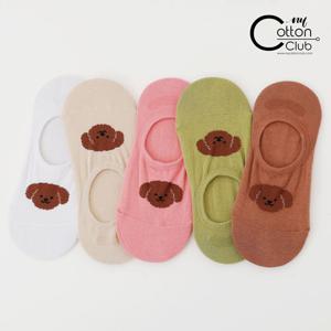 [NY코튼클럽] CT11 강아지 페이크삭스 덧신