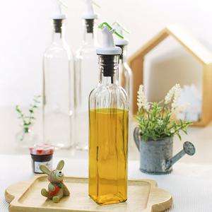 아트웨어 사각 큐비 오일병 유리 양념병 500ml x2P