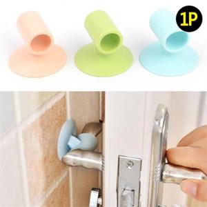 흡착식 도어스토퍼 문쾅방지 문고리 보호범퍼 1p