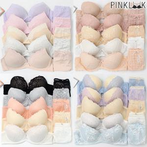[핑크룩] A~C컵 다양한 신상 이쁜 브라팬티10종SET+선물