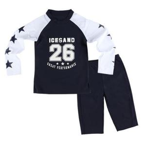 [아이스샌드]아이스샌드 여주니어래쉬가드세트 BR-8712