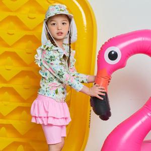 [아이스샌드]아이스샌드 여아동래쉬가드세트 BR-92005