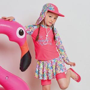 [아이스샌드]아이스샌드 여아동래쉬가드세트 BR-92011