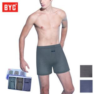 [비오유] BYC 남성 쿨피아 인견자카드스판 3매입/냉감내의