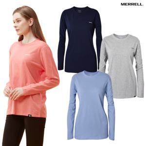 [머렐]머렐 퓨어코튼 여성 긴팔 라운드 언더셔츠 6컬러 택1