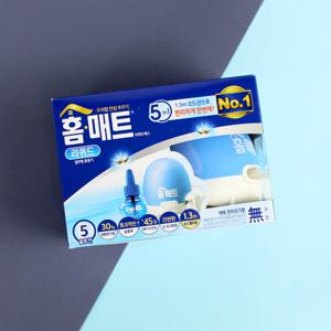 헨켈 홈매트 액체 전자모기향 코드 훈증기+ 45일리필액1개