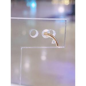 미니골드 10K 포잉라인 피어싱 EHOM0025