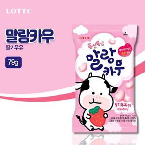 [롯데] 말랑카우 딸기우유(79g)