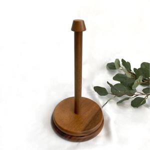 VNB 아카시아 원목 키친 타올 걸이 주방 롤 홀더