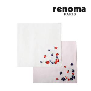 레노마 자수 손수건 RKT1004