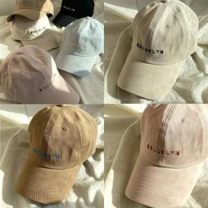 [블루피오레] 투톤 자수 브루클린 캡모자 BFH1022