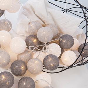 감성 코튼볼조명 20구 가랜드 무드등 앵두전구