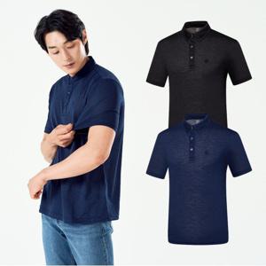 콜핑 남성  카라 포인트 반팔 티셔츠