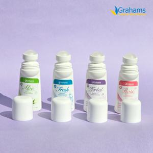 그라함스 내추럴 미네랄 데오드란트 허브 롤온 65mL(택1)