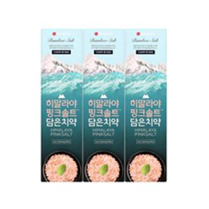 죽염 핑크솔트 치약아이스민트 100gx3개입