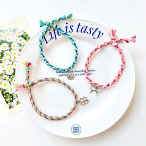 [맘아트]맘아트 DIY 우정 팔찌 만들기 키트 7종 택1 매듭 실 소원 커플팔찌