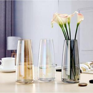 오로라 홀로그램 유리 화병, 인테리어 소품 꽃병