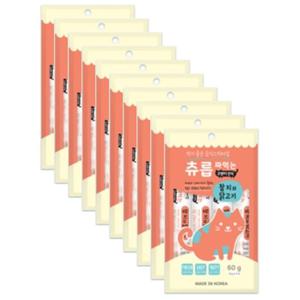 츄릅 짜먹는 참치+닭고기 60g x 10개묶음