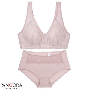 판도라by비비안 리프팅 노와이어 브라팬티 AB컵 pst7130