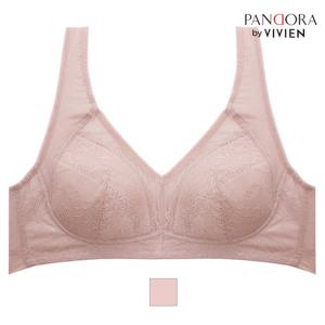 판도라by비비안 VBR7130 시스루 플라워 리프팅 노와이어 브라