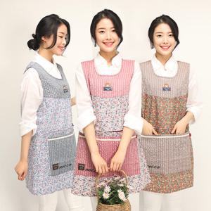 이솔홈 네코스마일 원피스 앞치마