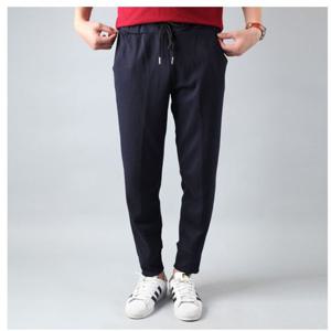 기모 편안한 이지웨어 9부 조거 트레이닝 팬츠 네이비