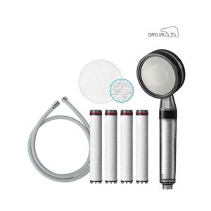 대림바스 디클린 샤워기+리필필터+세라믹볼+샤워호스(그레이)SET