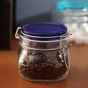 보르미올리 로코 피도 유리 저장병 밀폐용기 블루 500ml