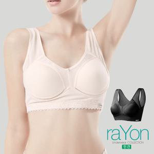 시원한 여성인견 노와이어 몰드 스포츠브라 여자 여름속옷