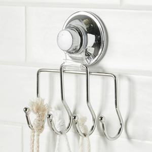 [한샘몰X모던파워락] 다용도 4P후크 걸이 - 도어후크 욕실걸이
