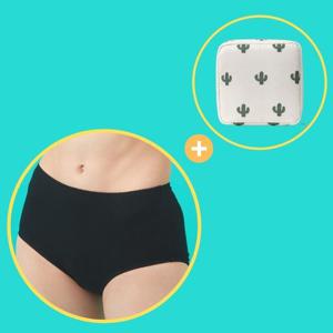 [푸딩언더웨어]파우치증정푸딩 주니어 위생 삼각팬티 1매