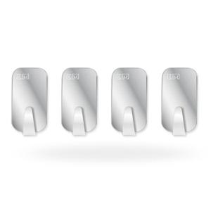 욕실 주방 다용도 스테인리스 벽부착 Slim후크 4P세트