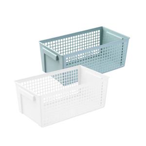 수납정리함 소품정리 파스텔 심플 바구니 (대)