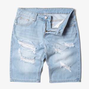 여름옷 연청 찢어진 청바지 반바지 연청반바지 남자 숏팬츠
