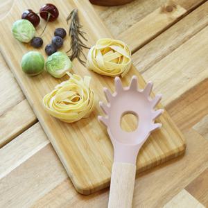 네오 우디핑크 실리콘 면국자 파스타국자