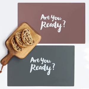 [리본제이]레터스 아유레디 실리콘 테이블매트 2P세트 6color