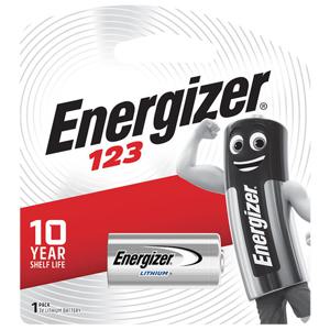 에너자이저 CR123 리튬 건전지 1입 카메라 폴라로이드 배터리