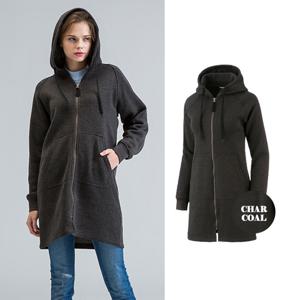 [트래스패스][트레스패스] 간절기 집업 여성롱후드자켓