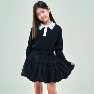 [모데쯔]주니어 가을 행사 비키 주름 스커트 등교 초등여아 10대 주름치마